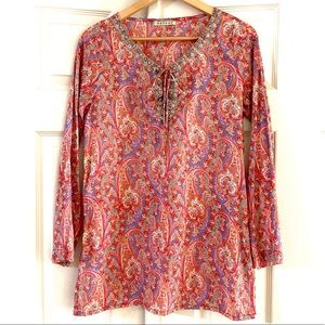 Velvet by Graham & Spencer Embellished Tunic (Vintage)